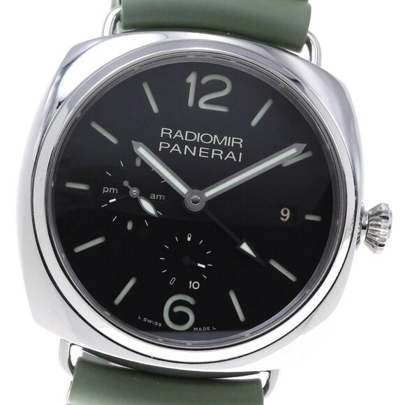 PANERAI Radiomir 10 Days GMT black Dial Automatic Men's Watch - Picture 1 of 6